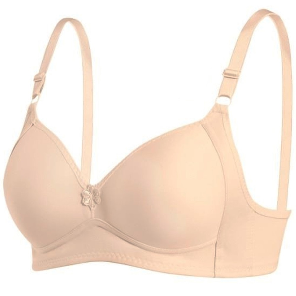 Ebru 1051 Battal Silikonlu Telsiz Toparlayıcı Sütyen - Ten - 105