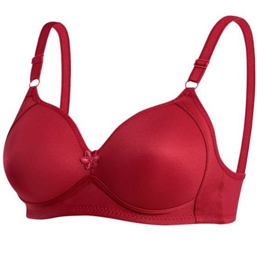 Ebru 1051 Battal Silikonlu Telsiz Toparlayıcı Sütyen - Pembe Melanj - 100