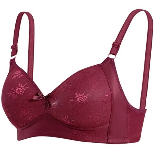 Ebru 1053 Slikonlu Telsiz Toparlayıcı Lez Dantel S - Mürdüm - 95