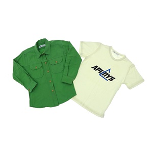 Mixlife 6553 Erkek Çocuk Gread Bas Kol Yazılı Tişörtlü Gömlek Takım 10-13 Yaş